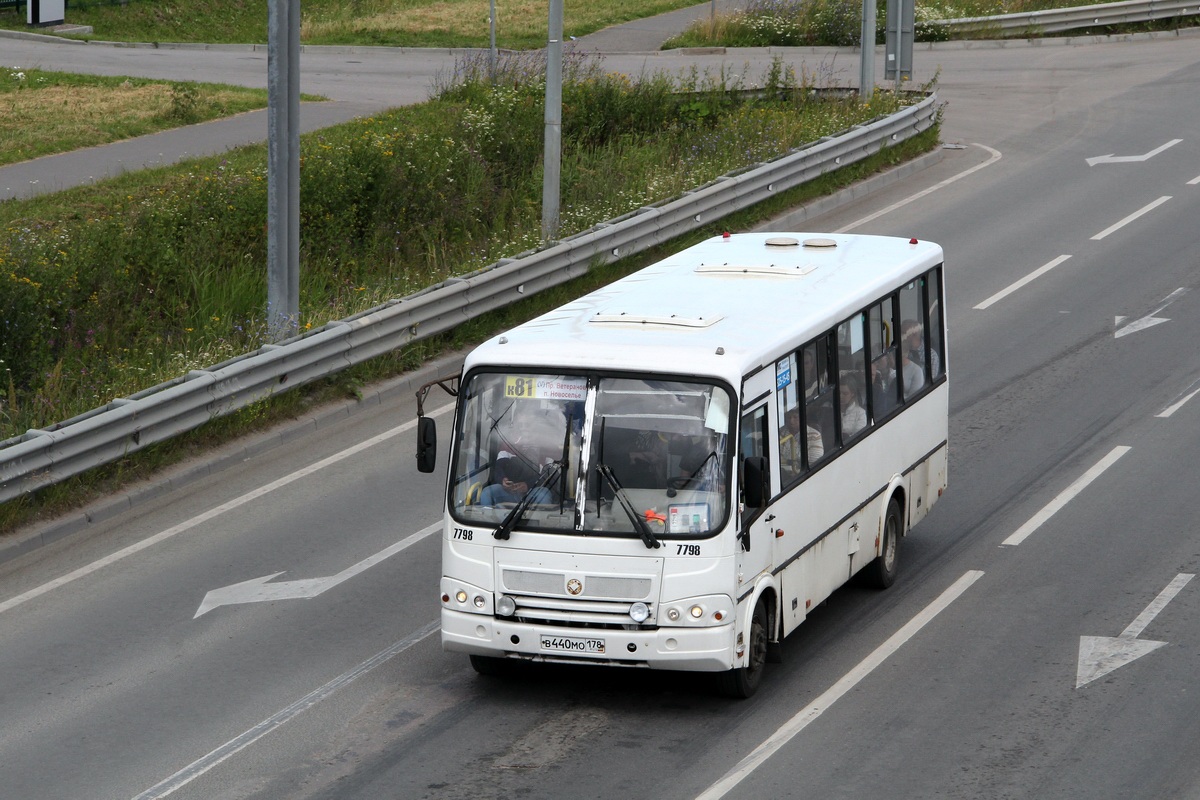 Санкт-Петербург, ПАЗ-320412-05 № 7798