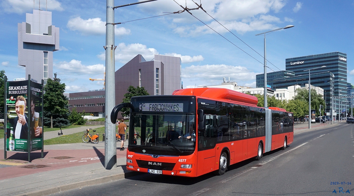 Литва, MAN A23 Lion's City G NG313 CNG № 4577