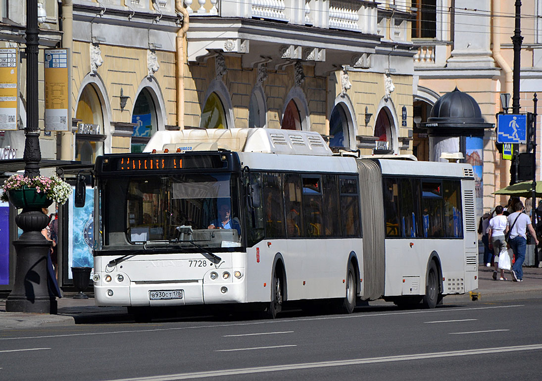 Санкт-Петербург, ЛиАЗ-6213.71 № 7728