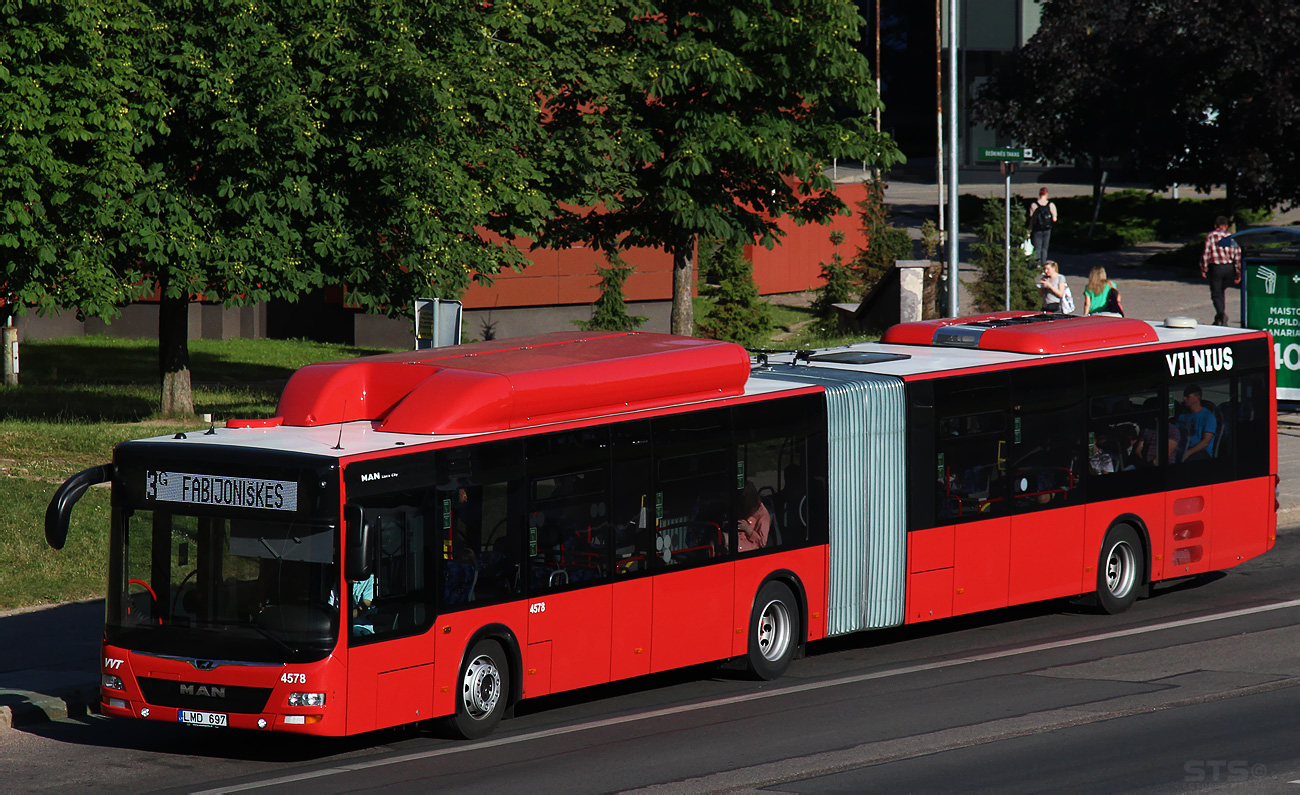 Литва, MAN A23 Lion's City G NG313 CNG № 4578