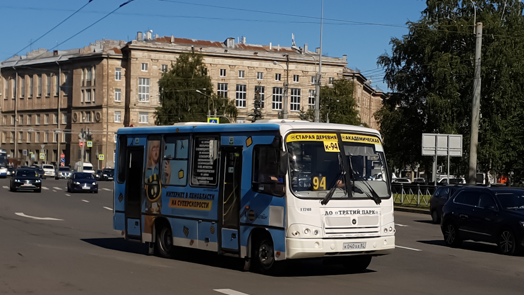 Санкт-Петербург, ПАЗ-320402-05 № К 040 ХА 82