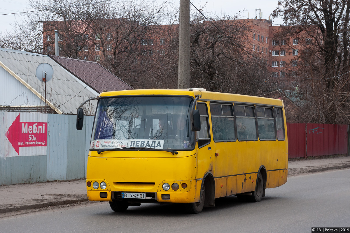 Полтавская область, Богдан А09201 № BI 9829 CI