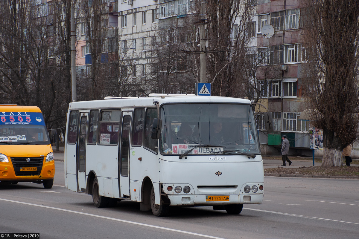 Полтавская область, Богдан А09202 (ЛуАЗ) № BI 2240 AA