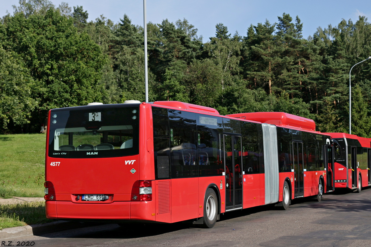 Літва, MAN A23 Lion's City G NG313 CNG № 4577