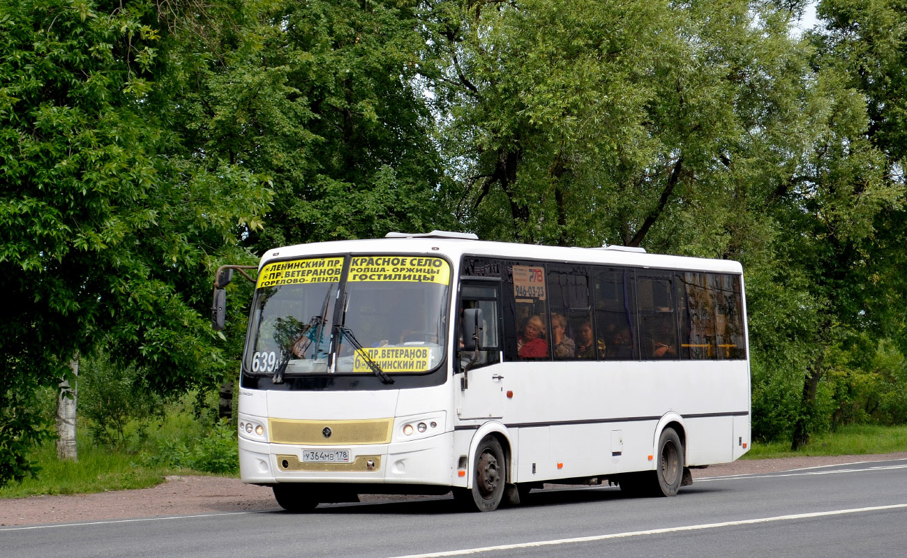 Санкт-Петербург, ПАЗ-320414-05 "Вектор" (1-2) № У 364 МВ 178