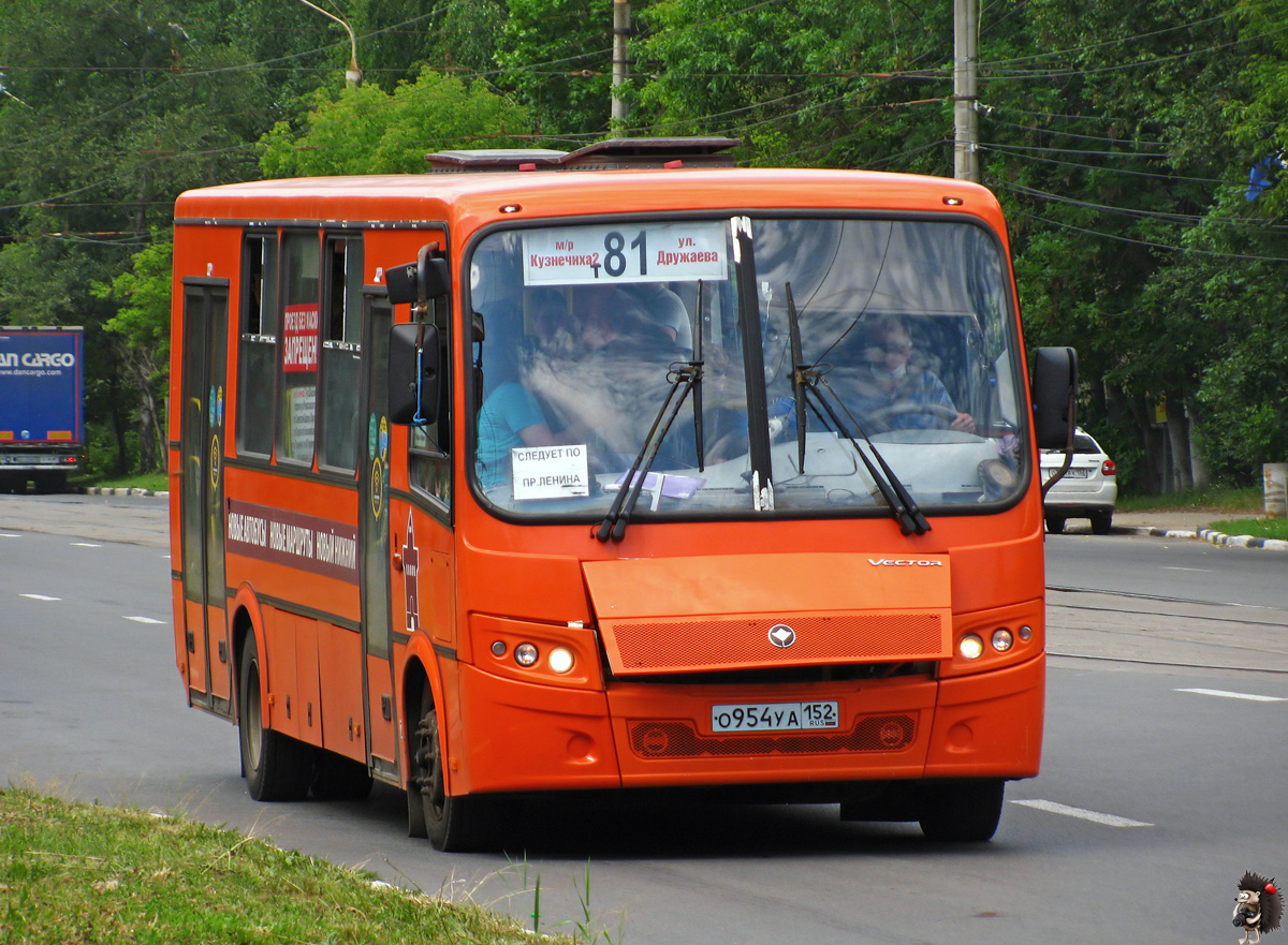 Nizhegorodskaya region, PAZ-320414-05 "Vektor" (1-2) № О 954 УА 152