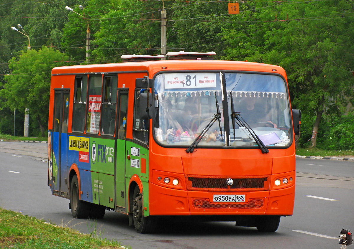 Нижегородская область, ПАЗ-320414-05 "Вектор" (1-2) № О 950 УА 152