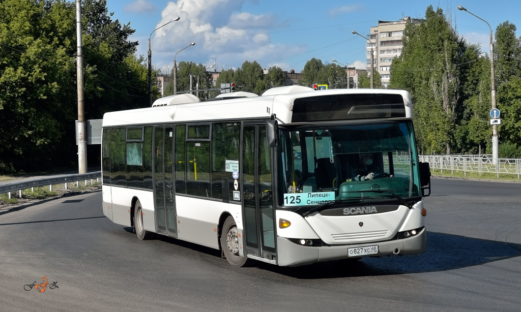 Липецкая область, Scania OmniLink II (Скания-Питер) № О 827 ХС 48