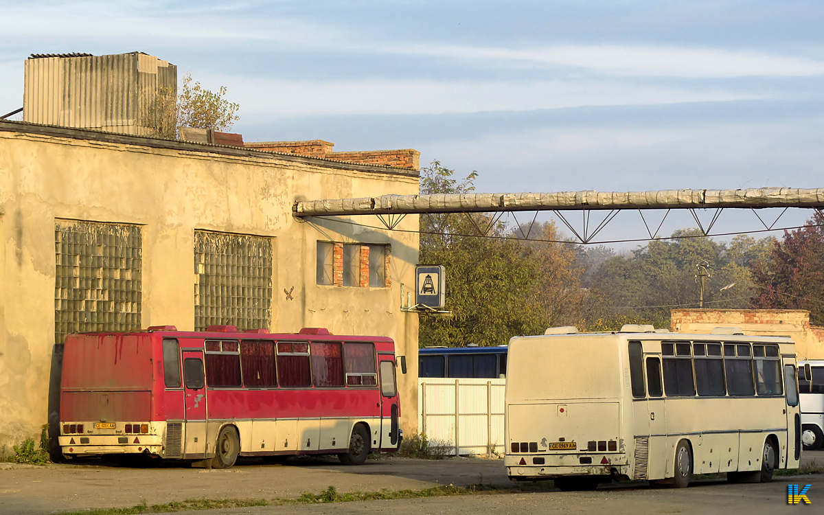 Черновицкая область, Ikarus 256.50E № CE 0969 AA; Черновицкая область, Ikarus 250 № CE 0284 AA