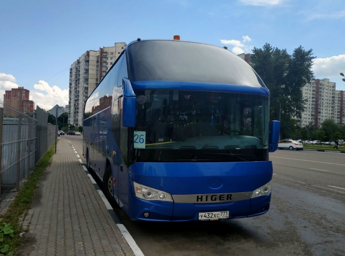 Москва, Higer KLQ6122B № У 432 ХС 777