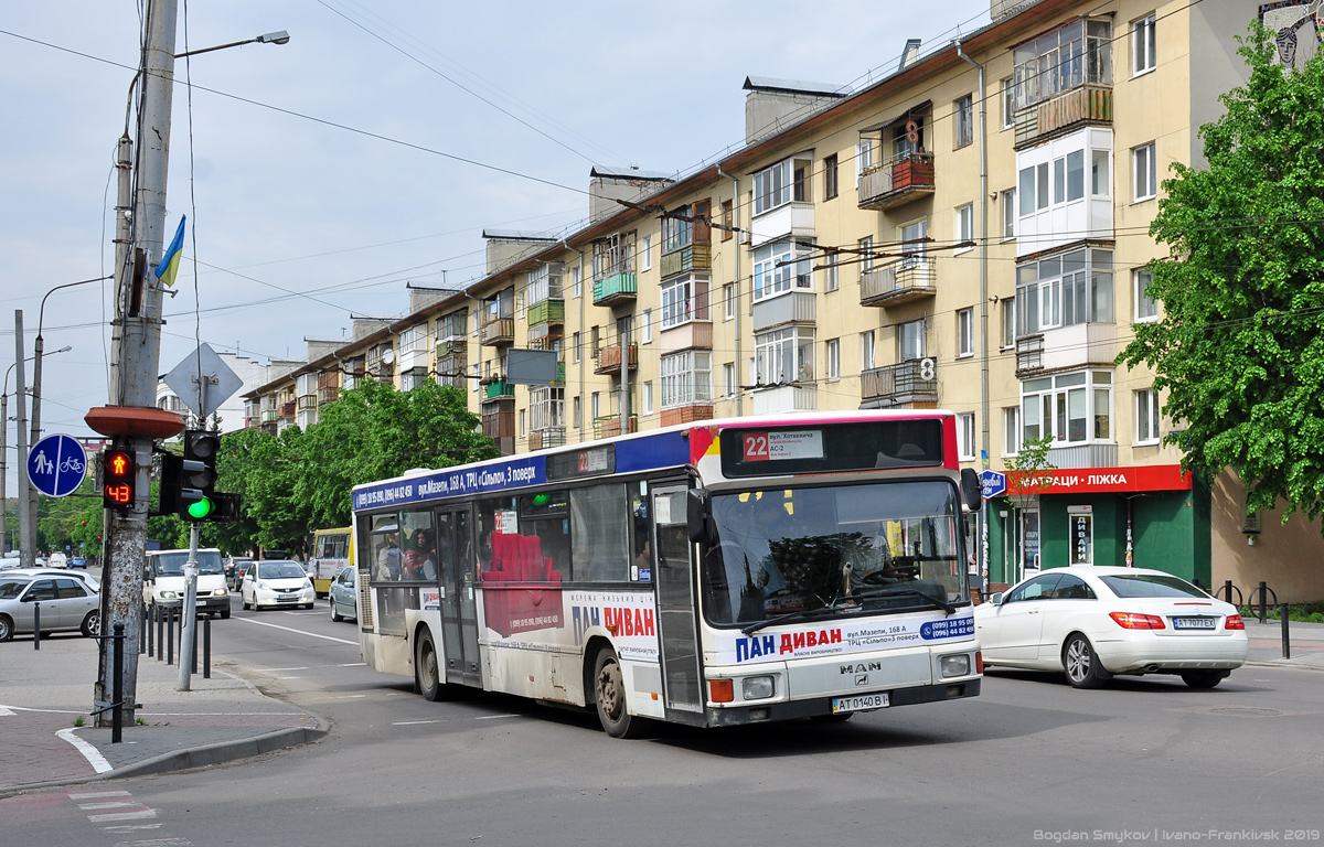 Ивано-Франковская область, MAN A12 EL202 № AT 0140 BI