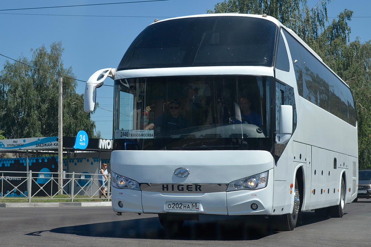 Тамбовская область, Higer KLQ6122B № О 202 НА 68