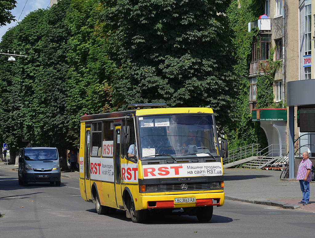 Volinskaya region, BAZ-A079.45 "Prolisok" № AC 3863 AA