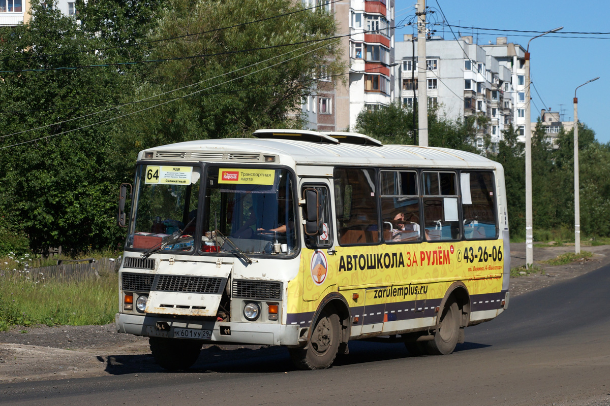 Архангельская область, ПАЗ-32054 № К 601 УУ 29