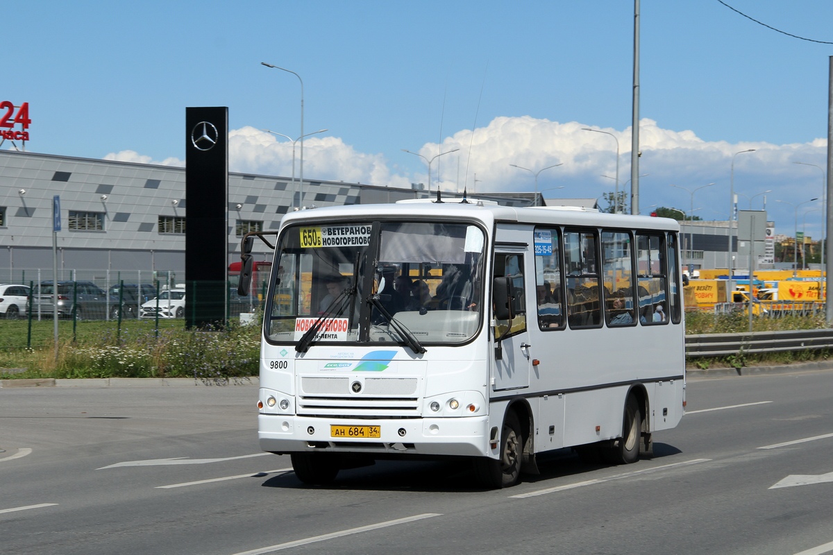 Санкт-Петербург, ПАЗ-320302-11 № 9800