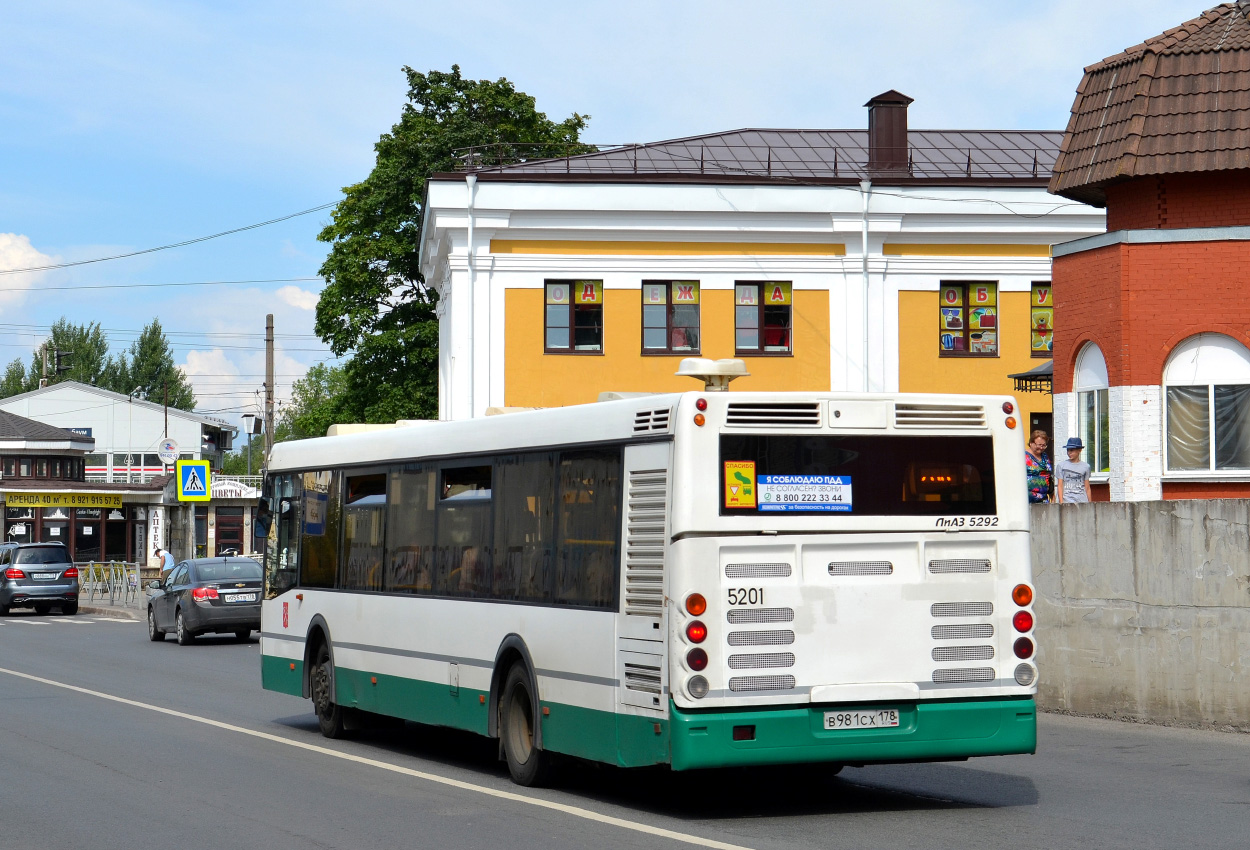 Sankt Peterburgas, LiAZ-5292.60 Nr. 5201