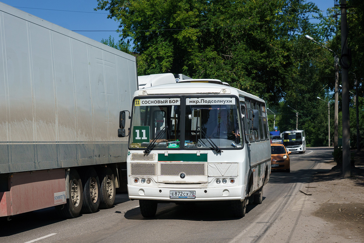 Томская область, ПАЗ-32054 № Е 872 СХ 70