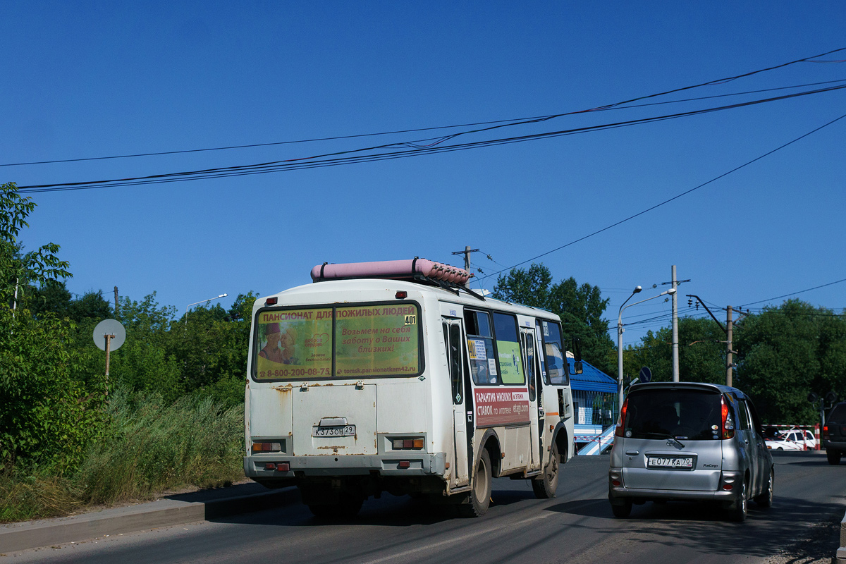 Томская область, ПАЗ-32054 № К 373 ОН 29