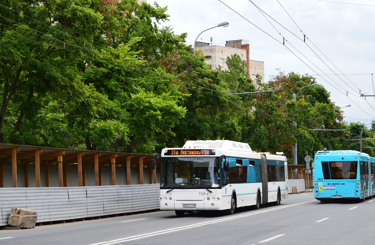 Санкт-Петербург, ЛиАЗ-6213.71 № 7729