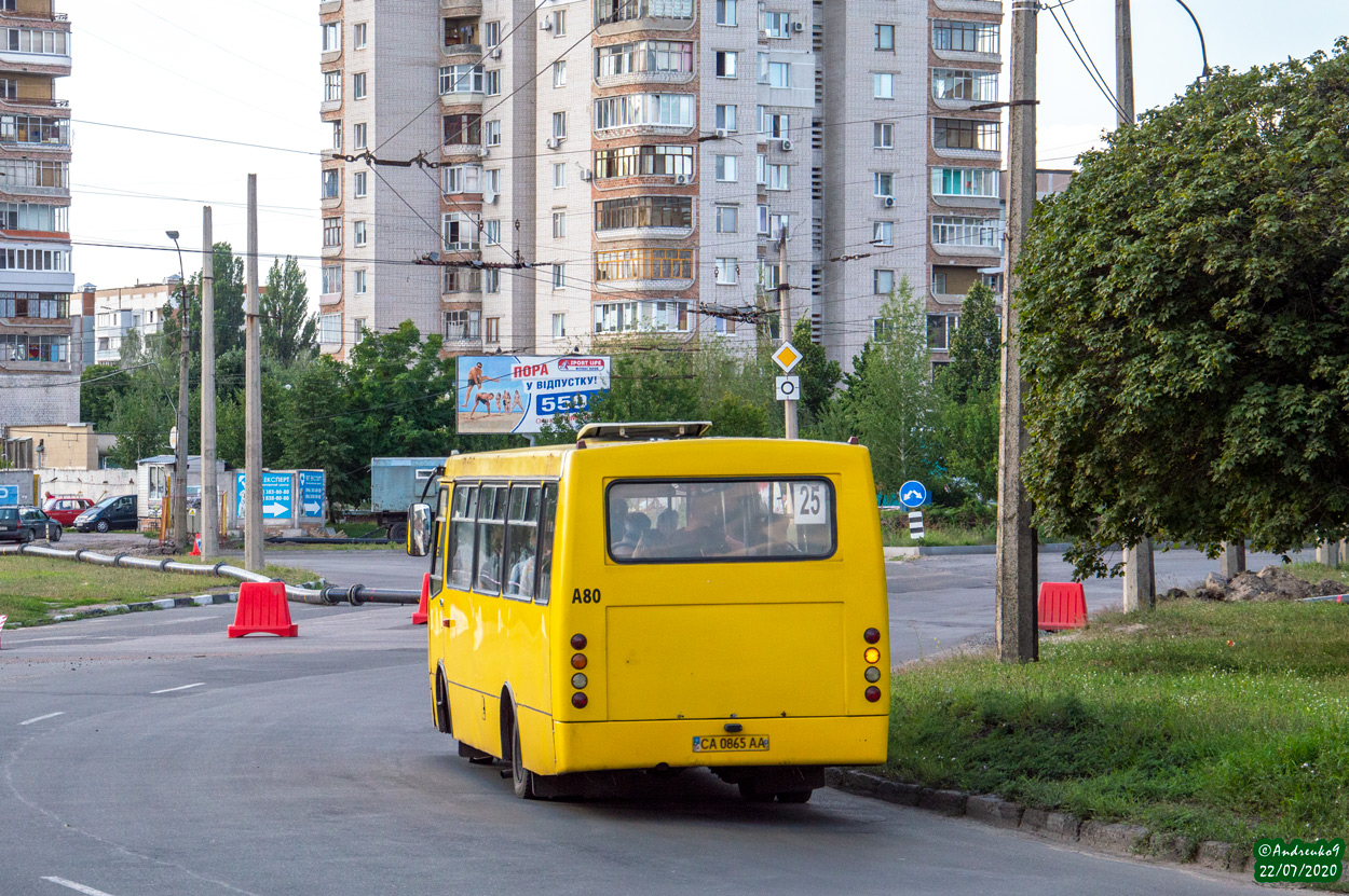 Черкасская область, Богдан А09202 № А80