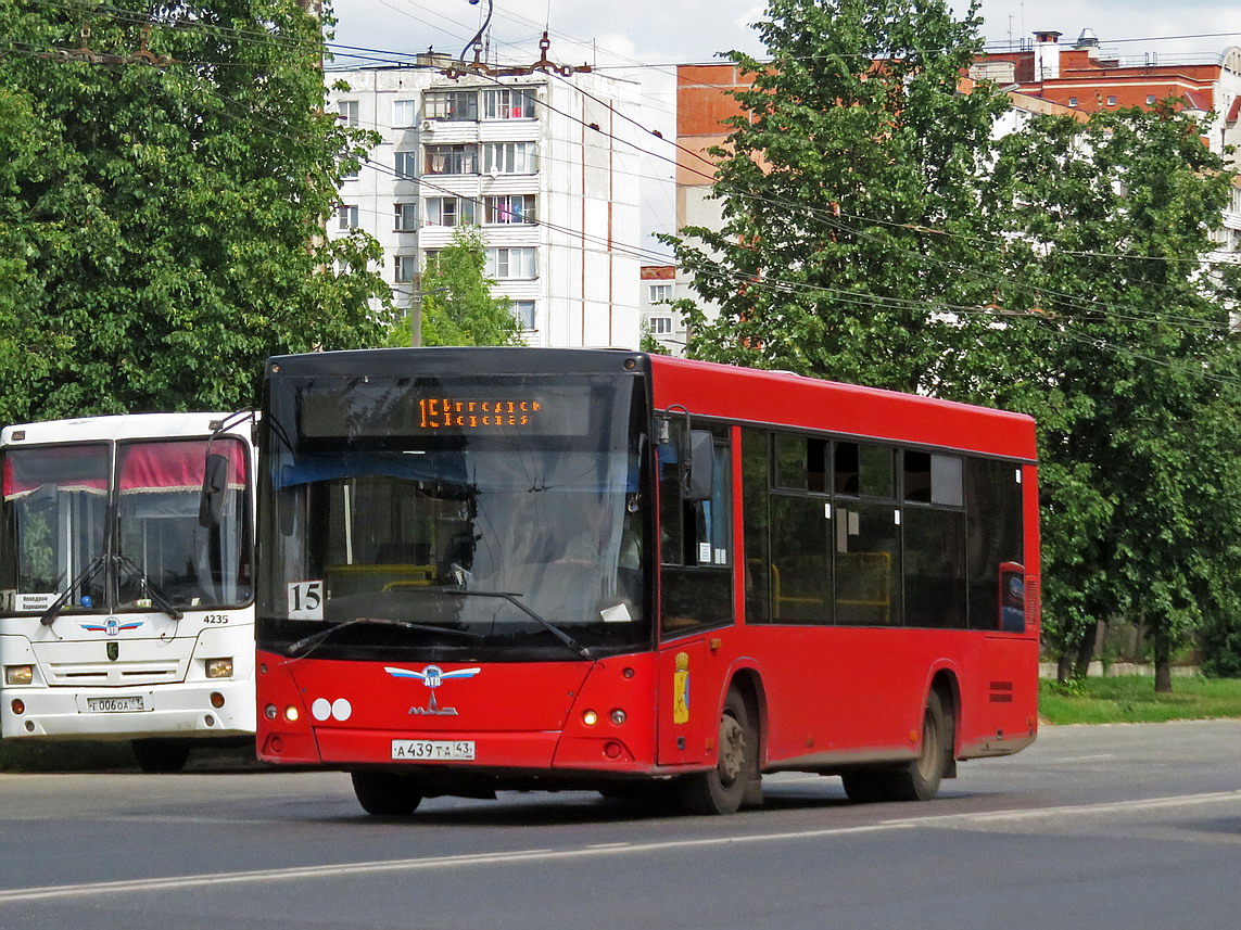 Кировская область, МАЗ-206.068 № А 439 ТА 43