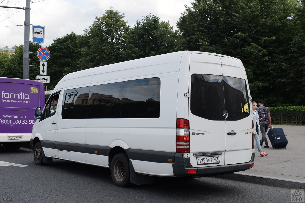 Санкт-Петербург, Луидор-22360C (MB Sprinter) № Н 191 НТ 178