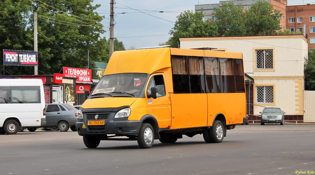 Полтавская область, Рута 22 № BI 3343 AA