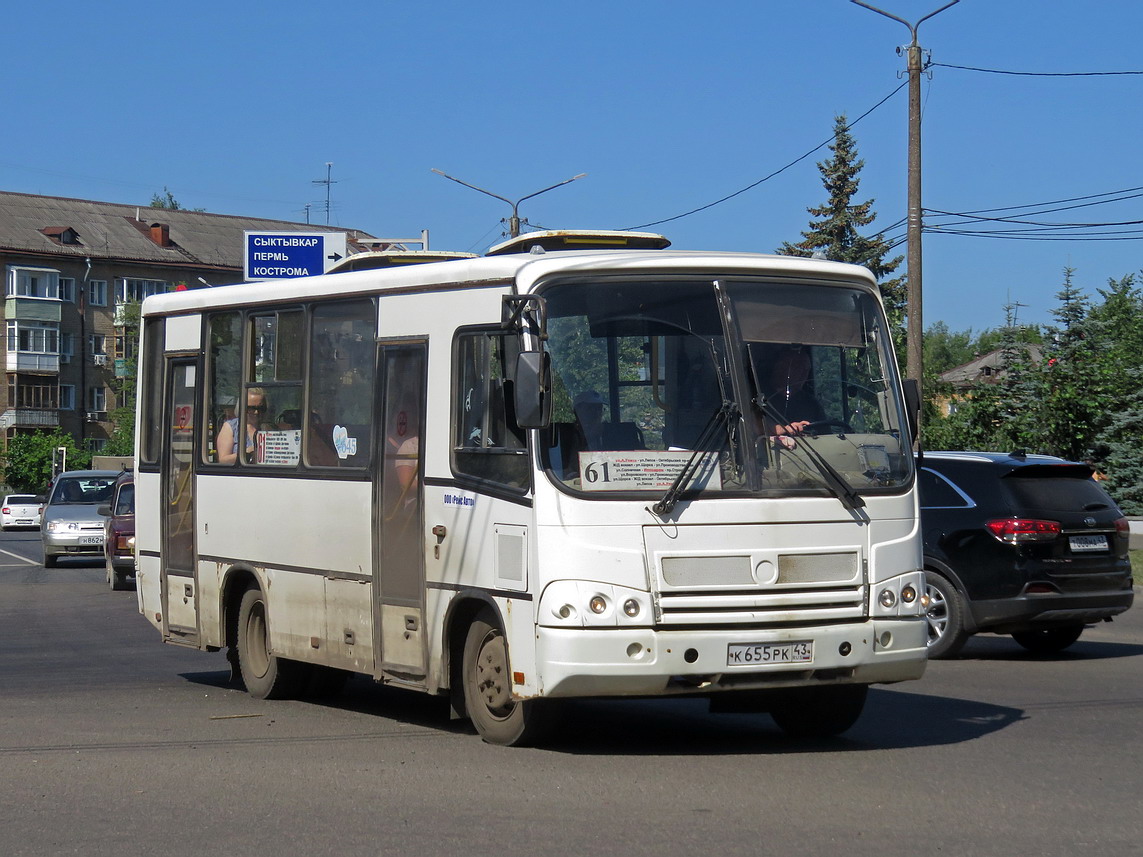 Kirov region, PAZ-320402-05 № К 655 РК 43