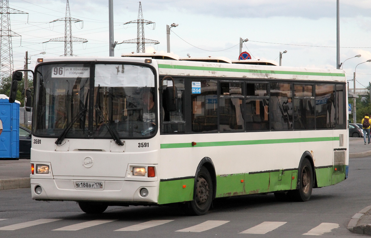 Санкт-Петербург, ЛиАЗ-5293.53 № 3591