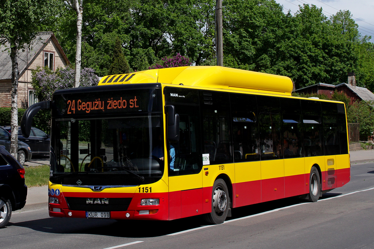 Литва, MAN A21 Lion's City NL273 CNG № 1151