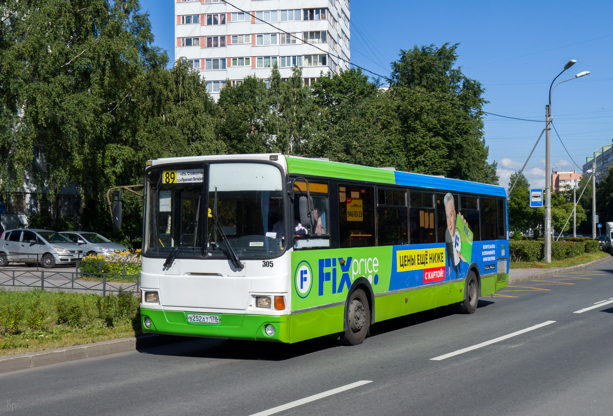 Санкт-Петербург, ЛиАЗ-5293.53 № 305