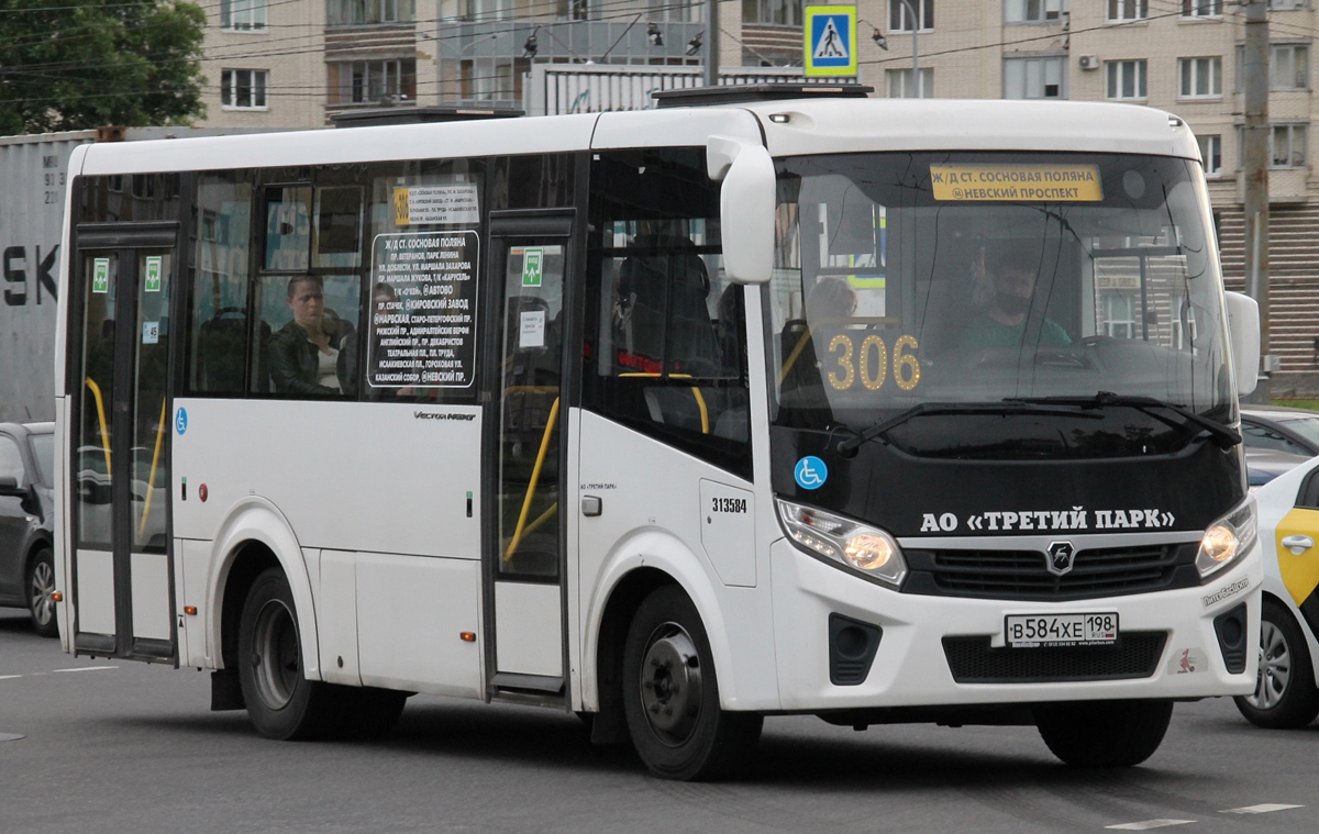 Санкт-Петербург, ПАЗ-320435-04 "Vector Next" № В 584 ХЕ 198