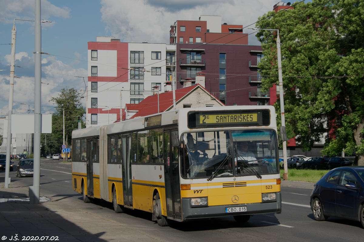 Литва, Mercedes-Benz O405G № 523