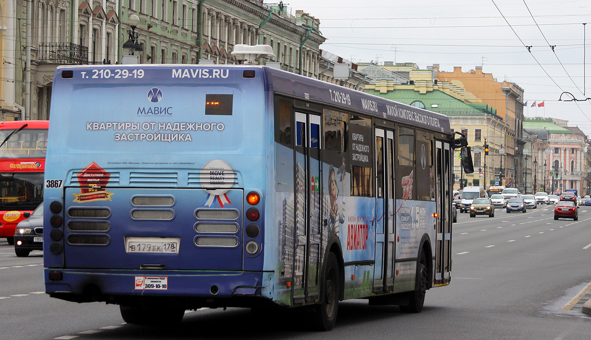 Санкт-Петербург, ЛиАЗ-5293.60 № 3867