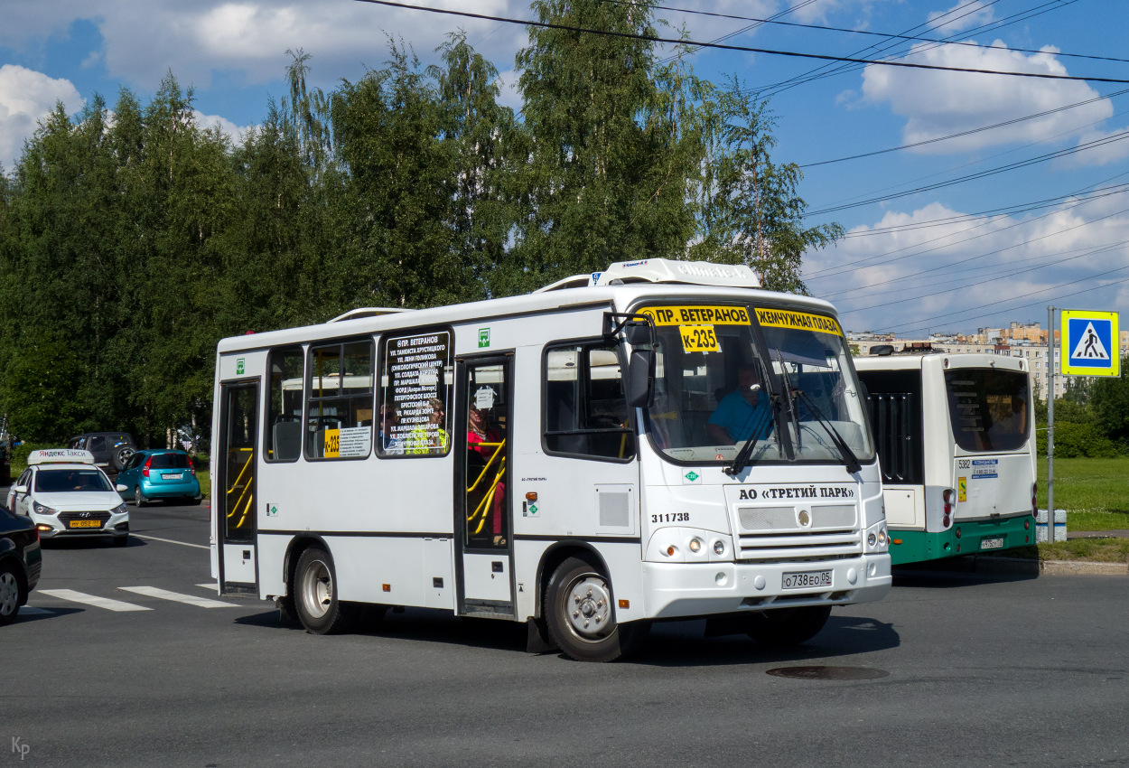 Saint Petersburg, PAZ-320302-11 # О 738 ЕО 05