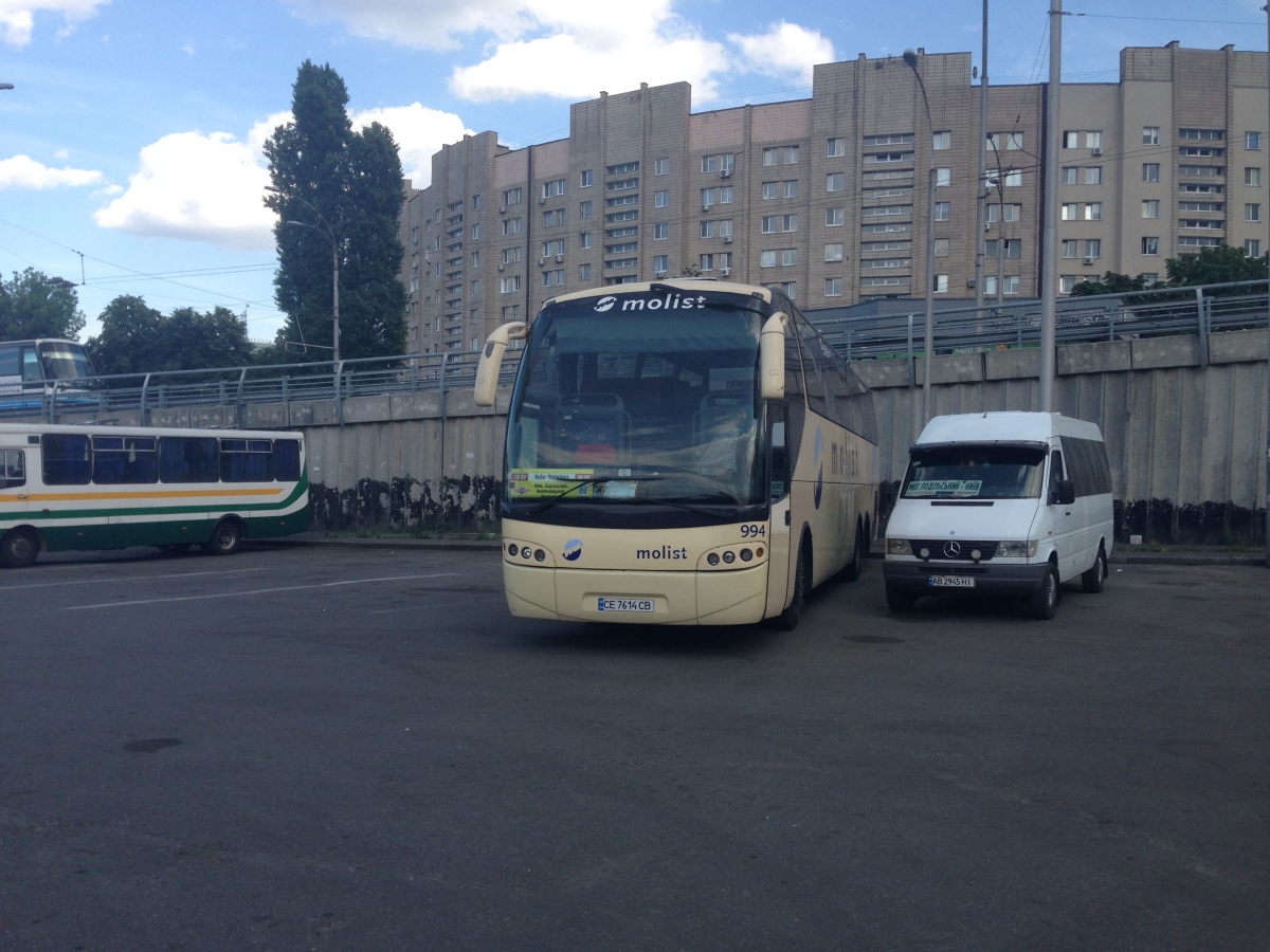 Черновицкая область, Ayats Atlas № CE 7614 CB; Винницкая область, Mercedes-Benz Sprinter W903 312D № AB 2945 HI