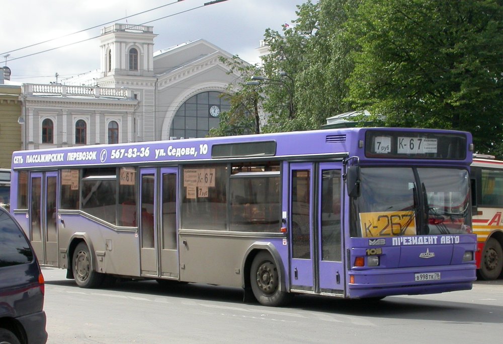 Санкт-Петербург, МАЗ-103.002 № В 998 ТК 78