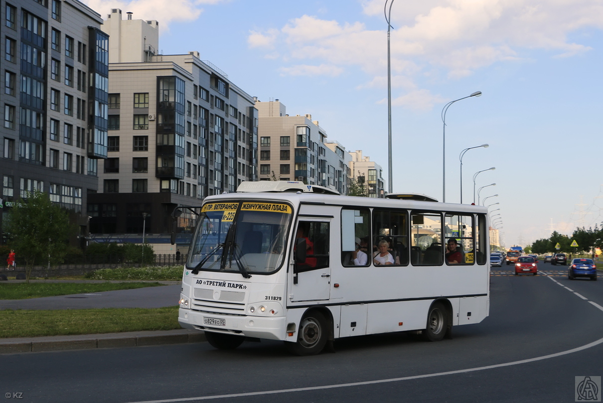 Санкт-Петербург, ПАЗ-320302-11 № О 829 ЕО 05