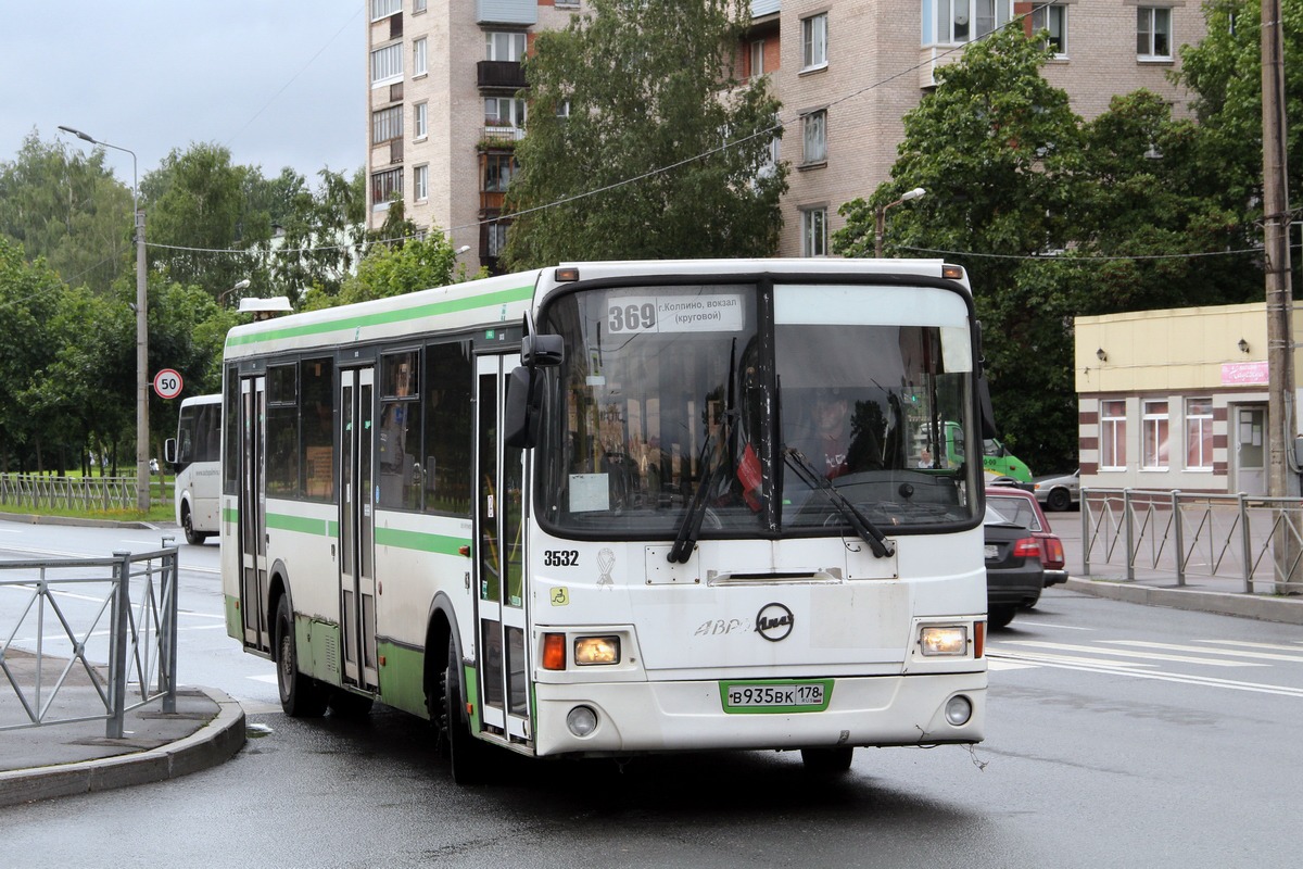 Санкт-Петербург, ЛиАЗ-5293.53 № 3532