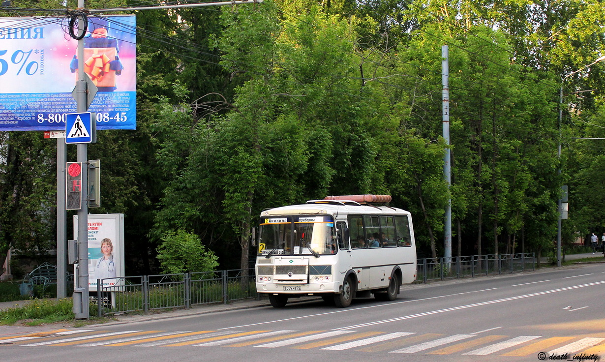 Томская область, ПАЗ-32054 № Е 059 КВ 70