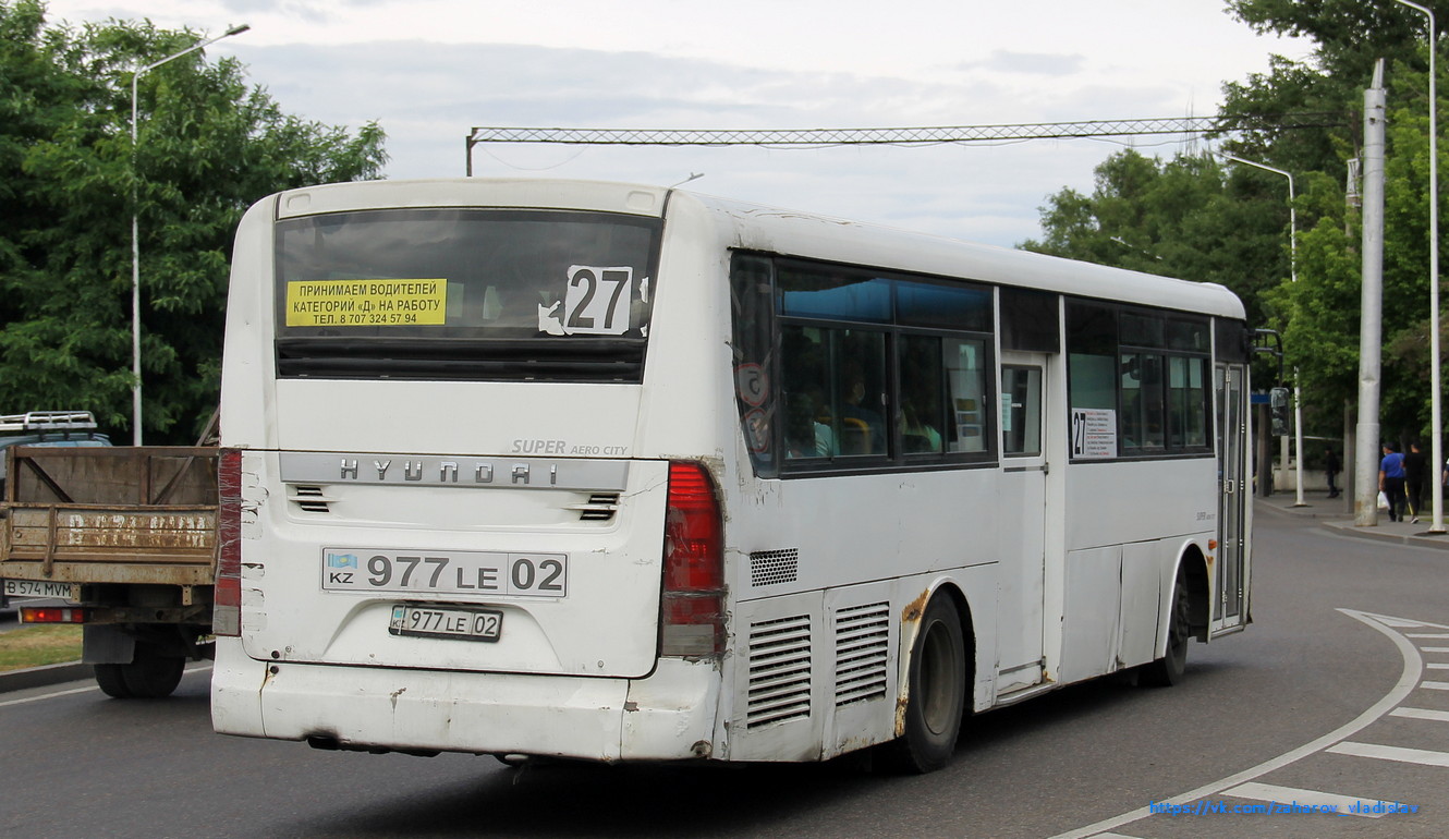 Алматы, Hyundai New Super AeroCity 1F/L № 977 LE 02