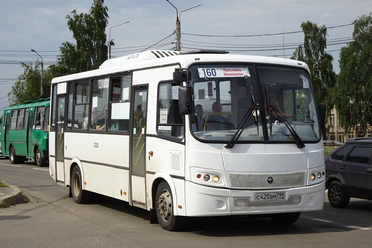 Ярославская область, ПАЗ-320412-04 "Вектор" № 3320