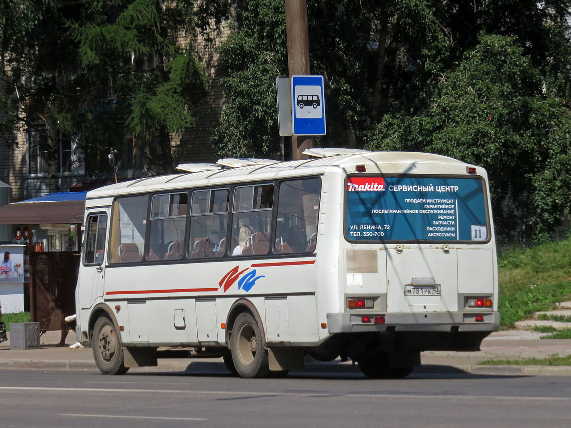 Кировская область, ПАЗ-4234 № М 781 РК 43