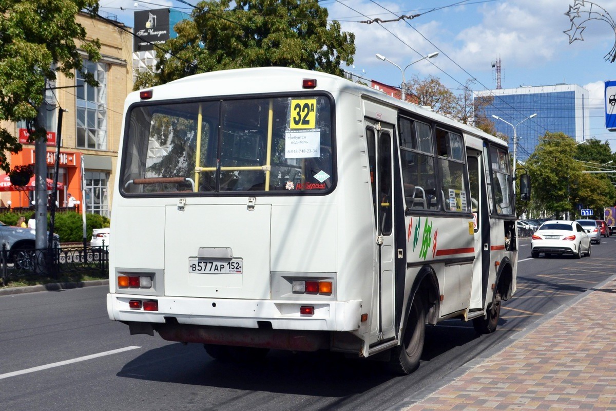 Ставропольский край, ПАЗ-32054 № В 577 АР 152