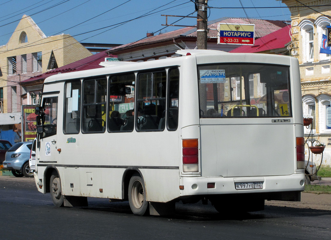 Nizhegorodskaya region, PAZ-320302-08 # К 997 УЕ 152