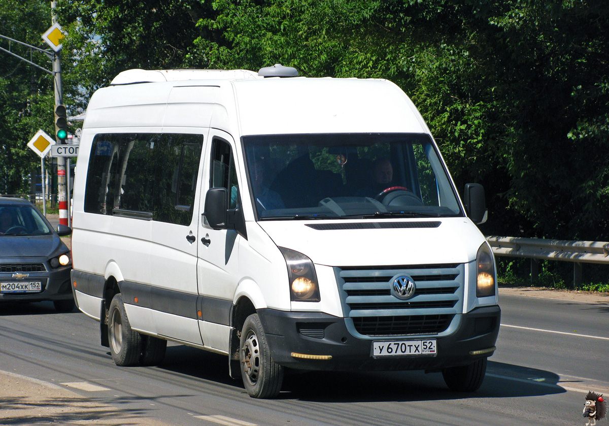 Нижегородская область, Volkswagen Crafter № У 670 ТХ 52