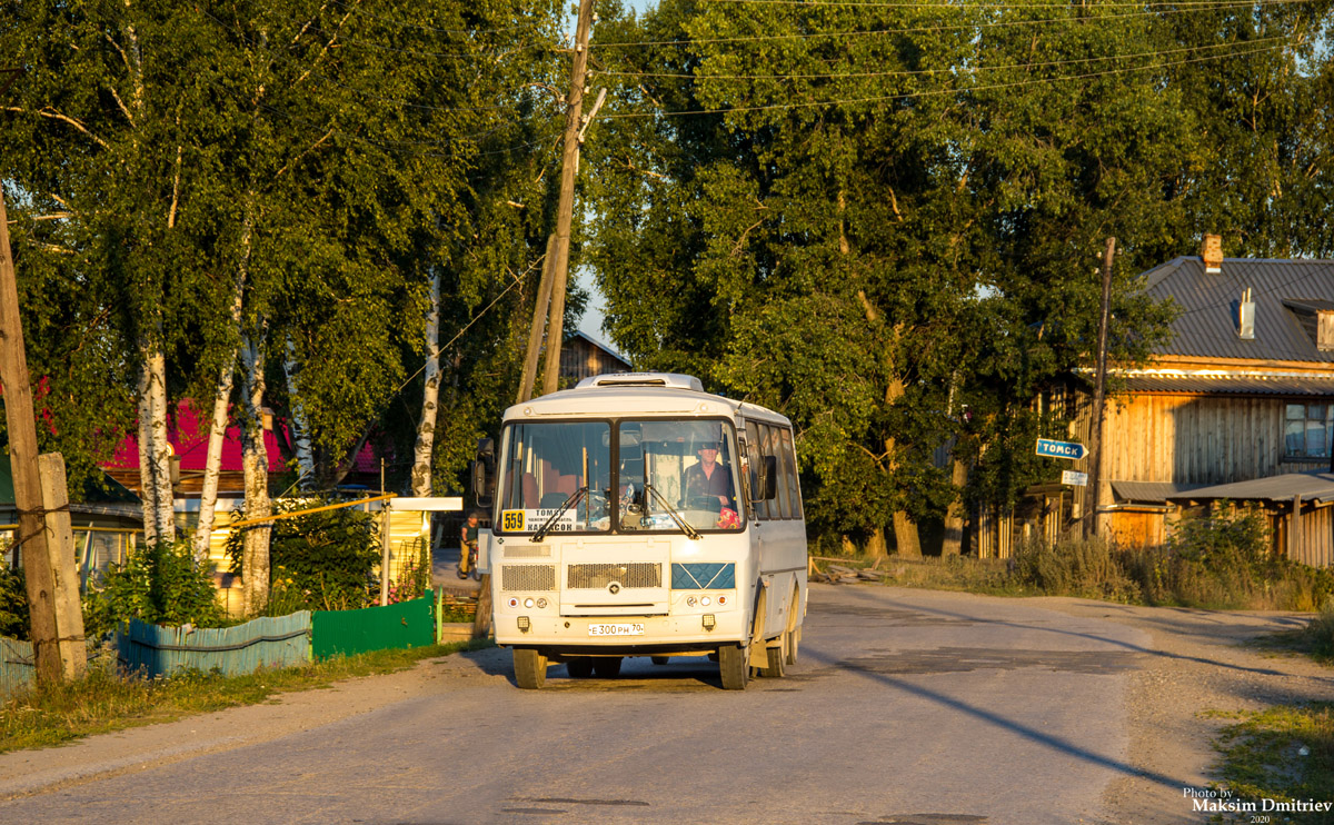 Томская область, ПАЗ-32054 № Е 300 РН 70