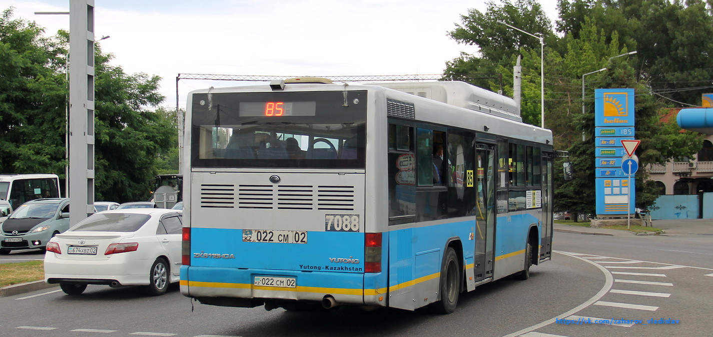 Алматы, Yutong ZK6118HGA № 7088