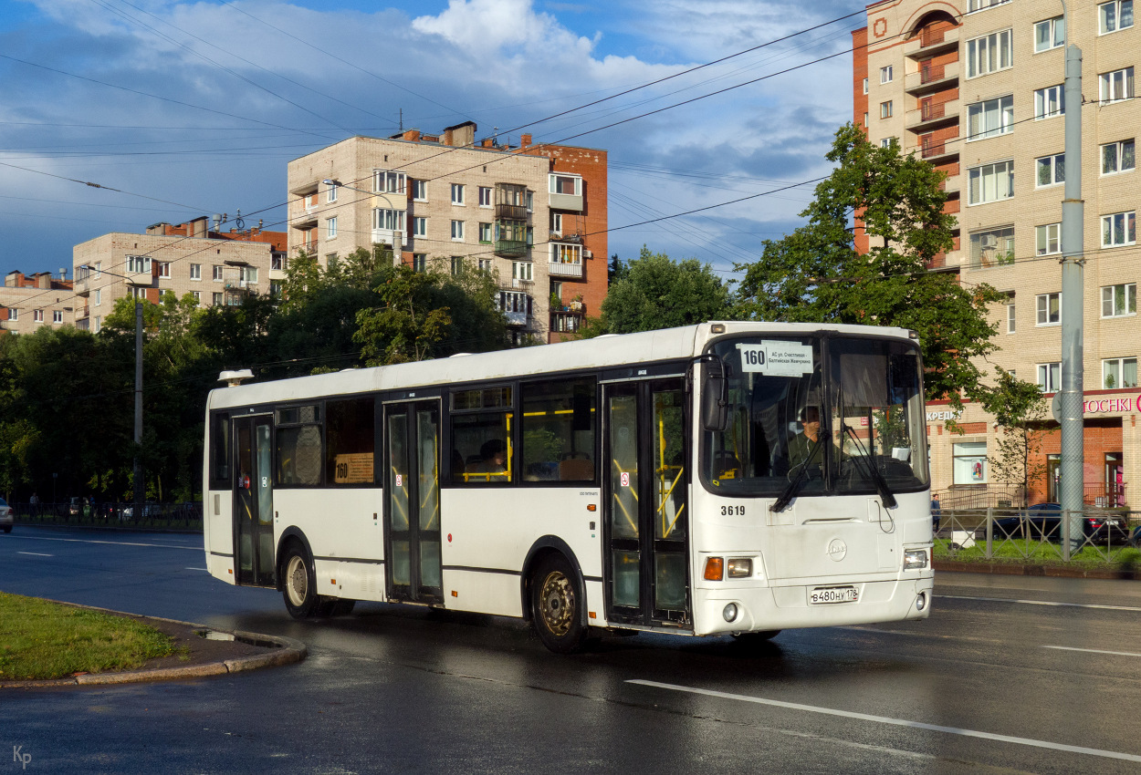 Санкт-Петербург, ЛиАЗ-5293.53 № 3619