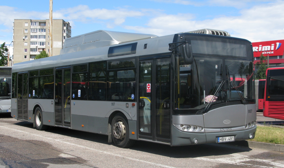 Lithuania, Solaris Urbino III 12 CNG № 957